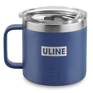 YETI Uline Blue Insulated Stackable Mug with Lid, 14 Oz
